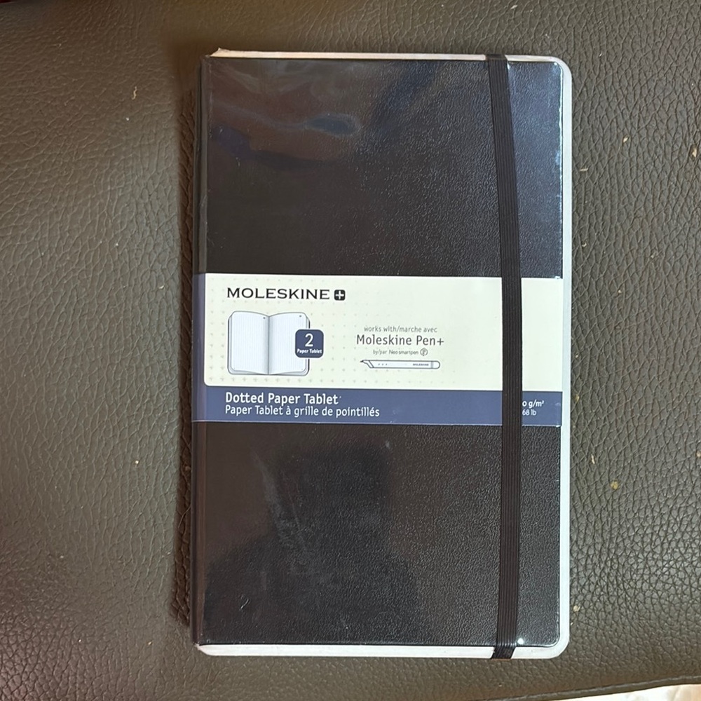 Moleskine Black Dotted Notebook (paper tablet version)
